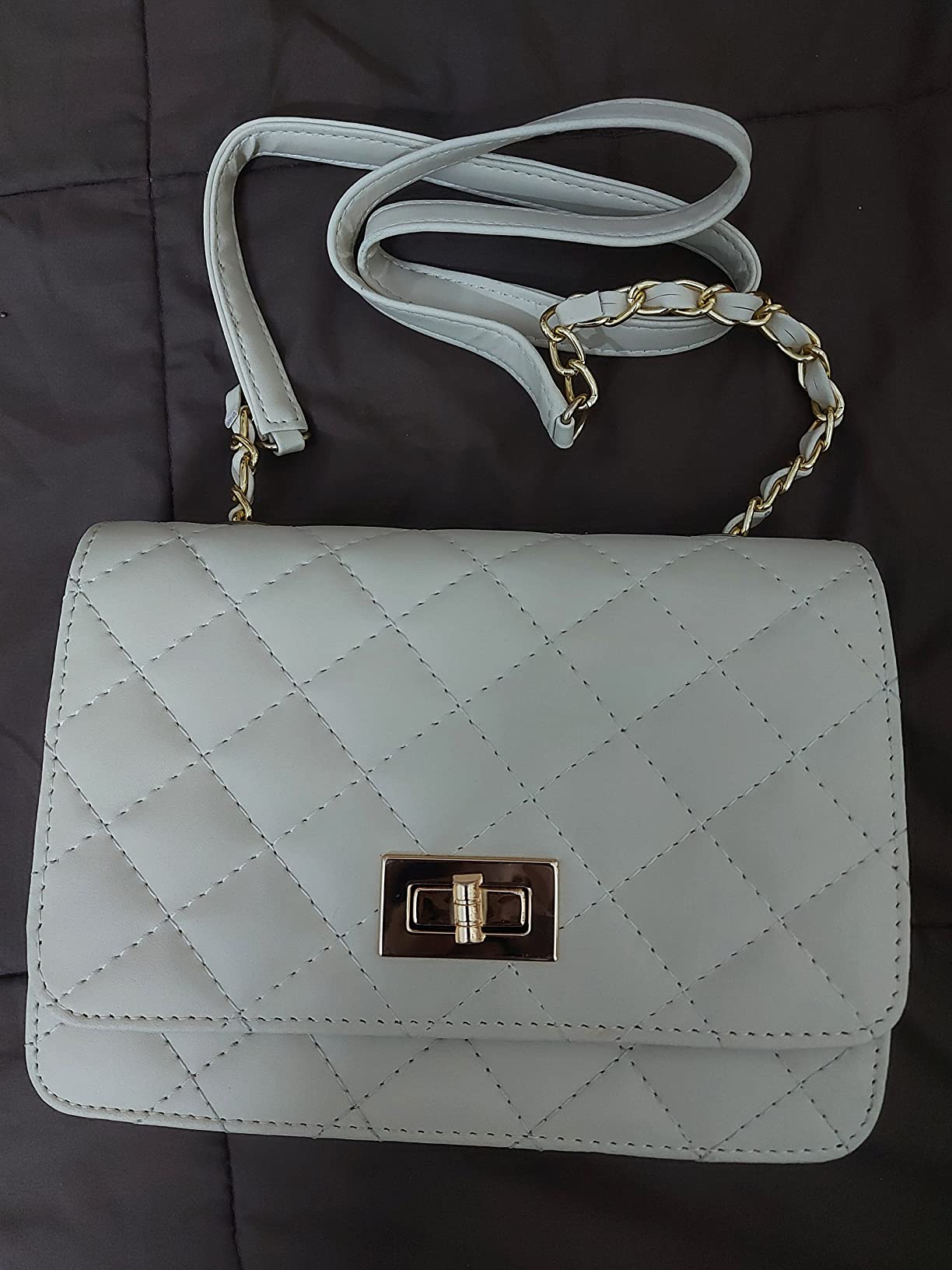 ADISA Donne Ragazze Party Sling Bag con catena d'oro (SL5090