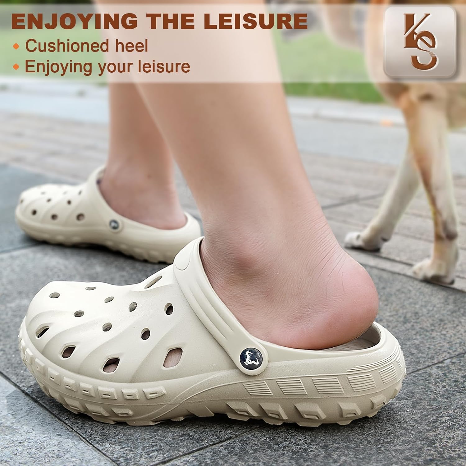 KEMISANT Clogs-Comfortable Mules Sandals Watershoes for Men Women Cushioned Footbed Arch Support-Lightweight EVA - Image 6