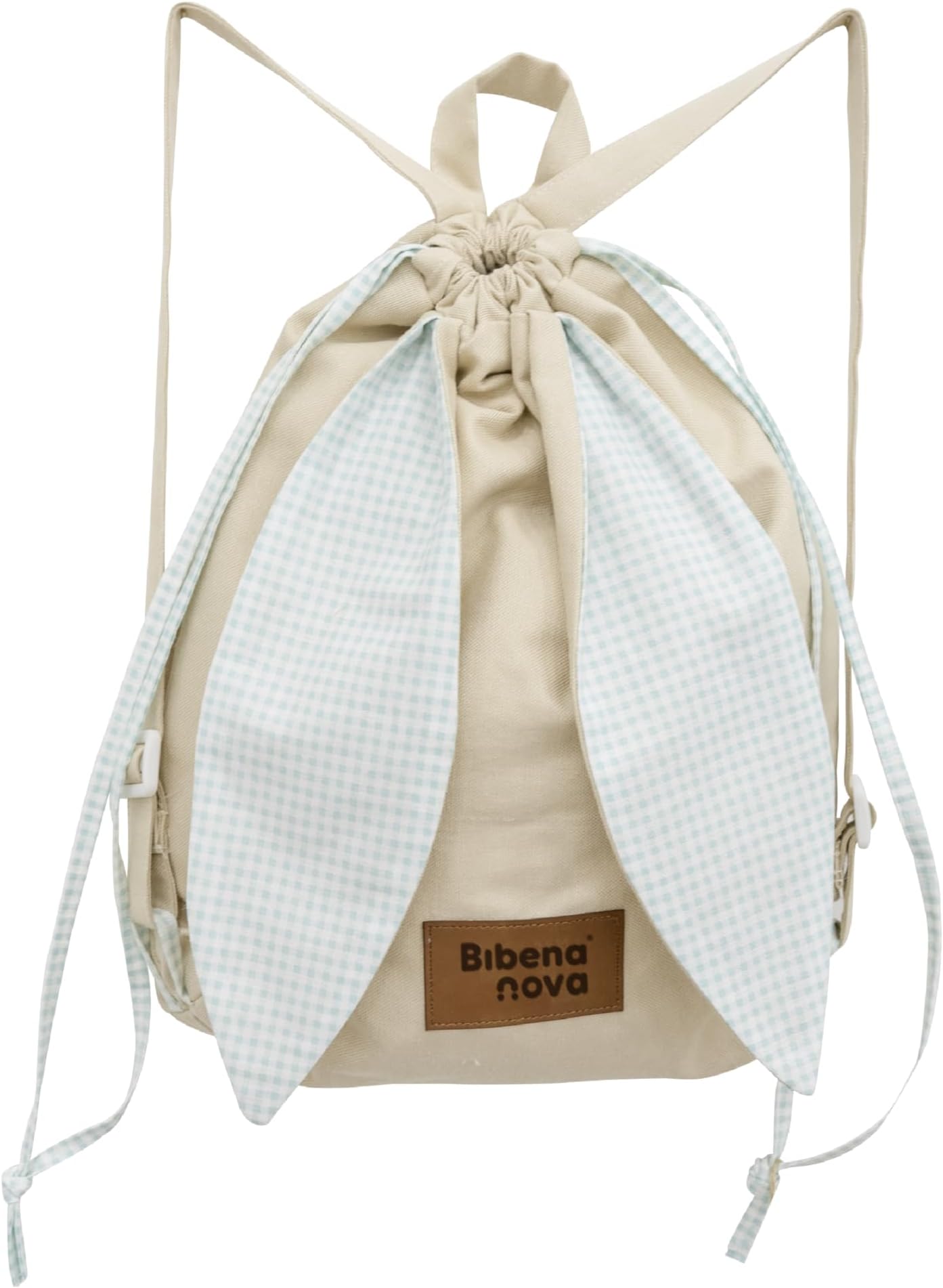 BibenaNova Bunny Bag - Whimsical and Durable 100% Cotton Panama Fabric, OEKO-TEX Certified, Baby Safe for Fashionable, On-the-Go Parents.