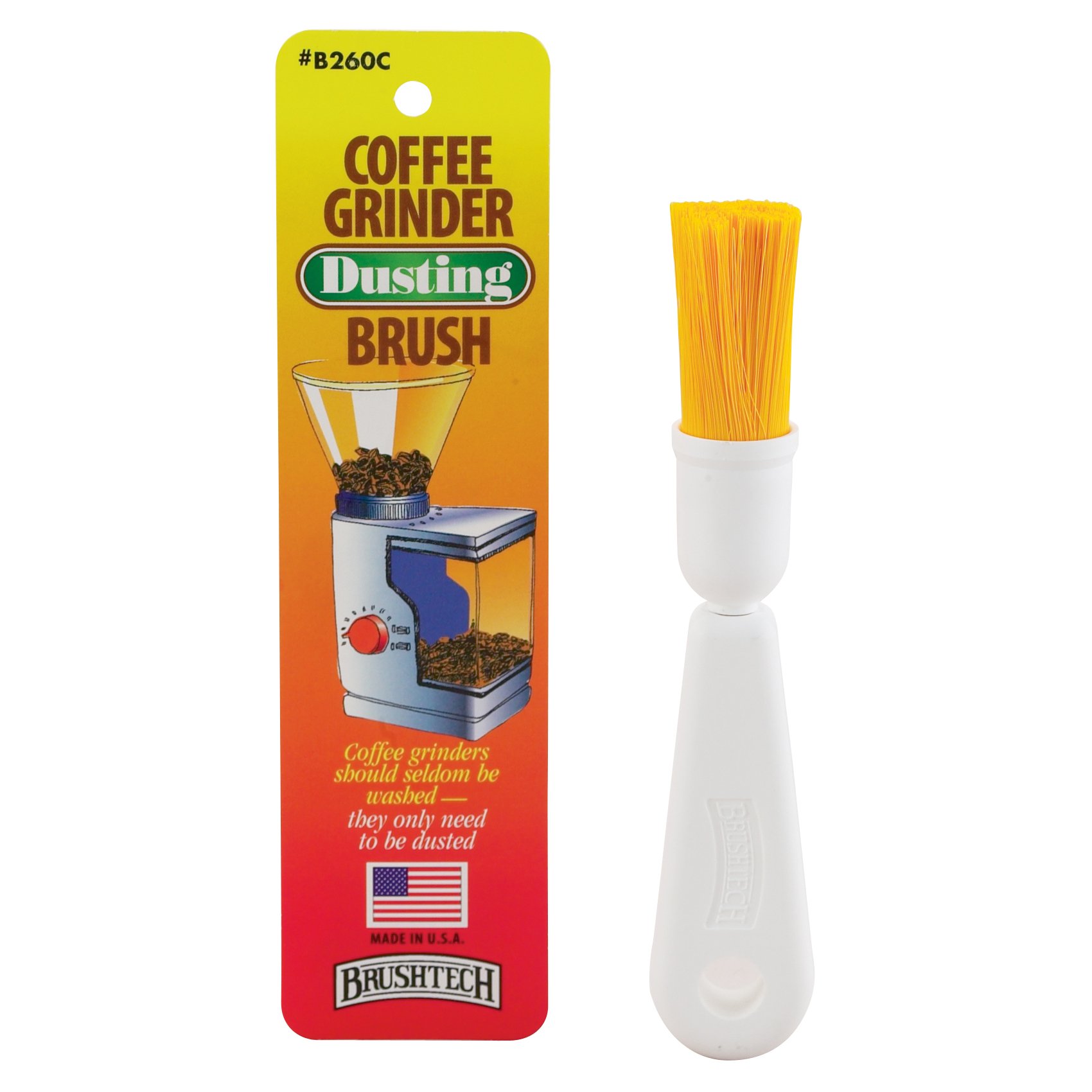 BrushtechCoffee Grinder Dusting Brush
