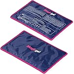 Magic Gel Premium Ice Packs - 2 Pack | 2 Reusable Gel Ice Packs (11.8 x 7.8) for Icing Injuries, Pain Relief, Cold Compress for Reducing Swelling | Flexible & Foldable