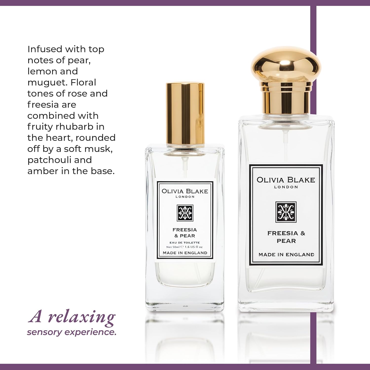 Gift Sets – Luxurious Everyday Essentials for Women, Fine Fragrance Freesia & Pear Duo - 100 ml/3.38 fl oz Eau de Cologne & 50 ml/1.69 fl oz Eau de Toilette