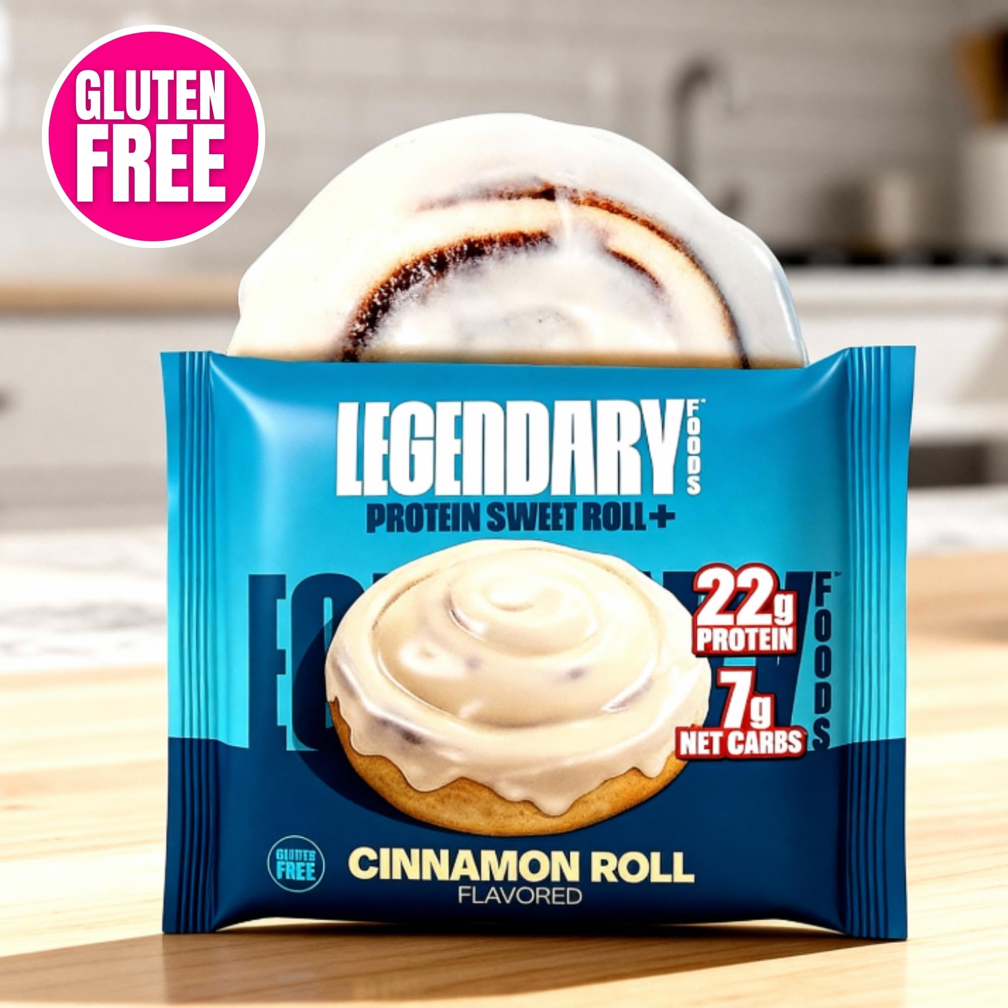 Legendary Foods Cinnamon Protein Sweet Rolls, Protein Bar Alternative — Amazon image 5