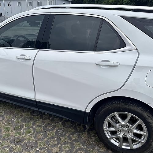 Miniatura 4 de Winunite Protector de borde de puerta de automóvil gris claro de 16.4 pies, ajuste universal, autoadhesivo, PVC, resistente a la decoloración, forma