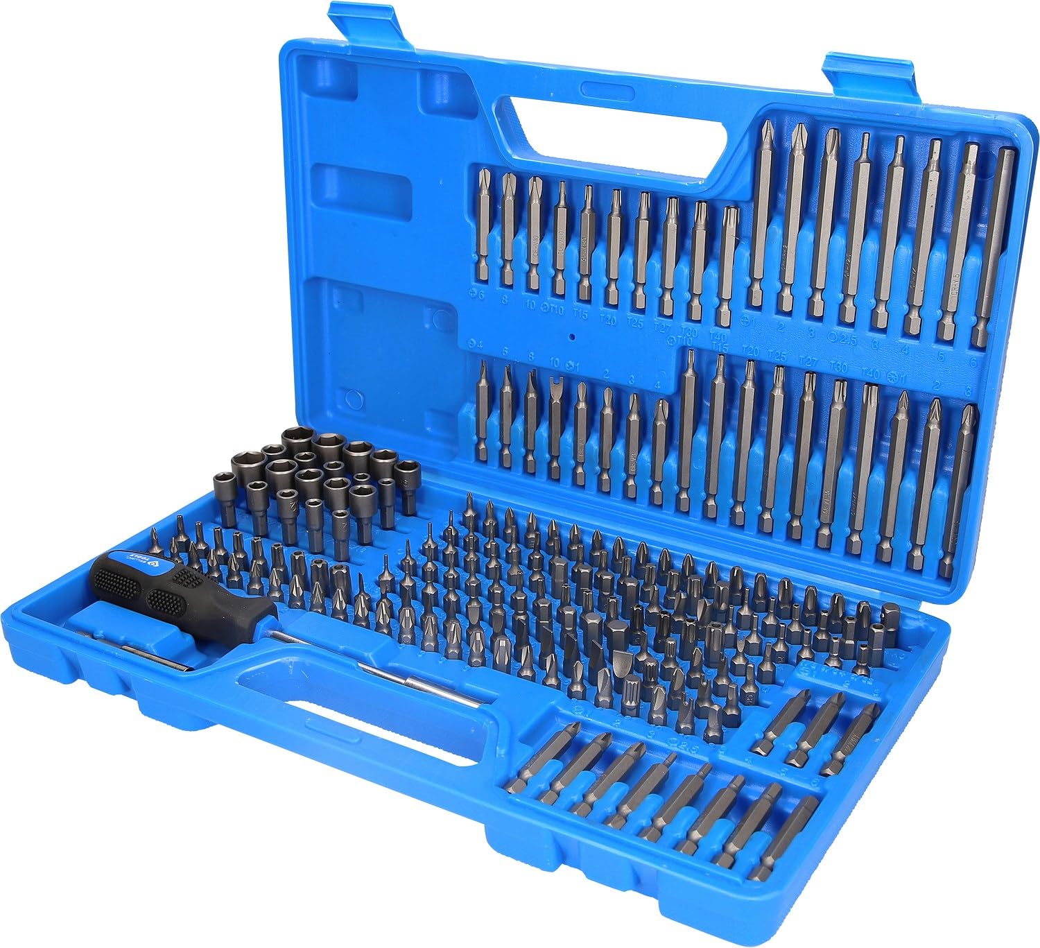 BRILLIANT TOOLS BT053208 Juego de puntas, 208 pzs [Powered by KS TOOLS]