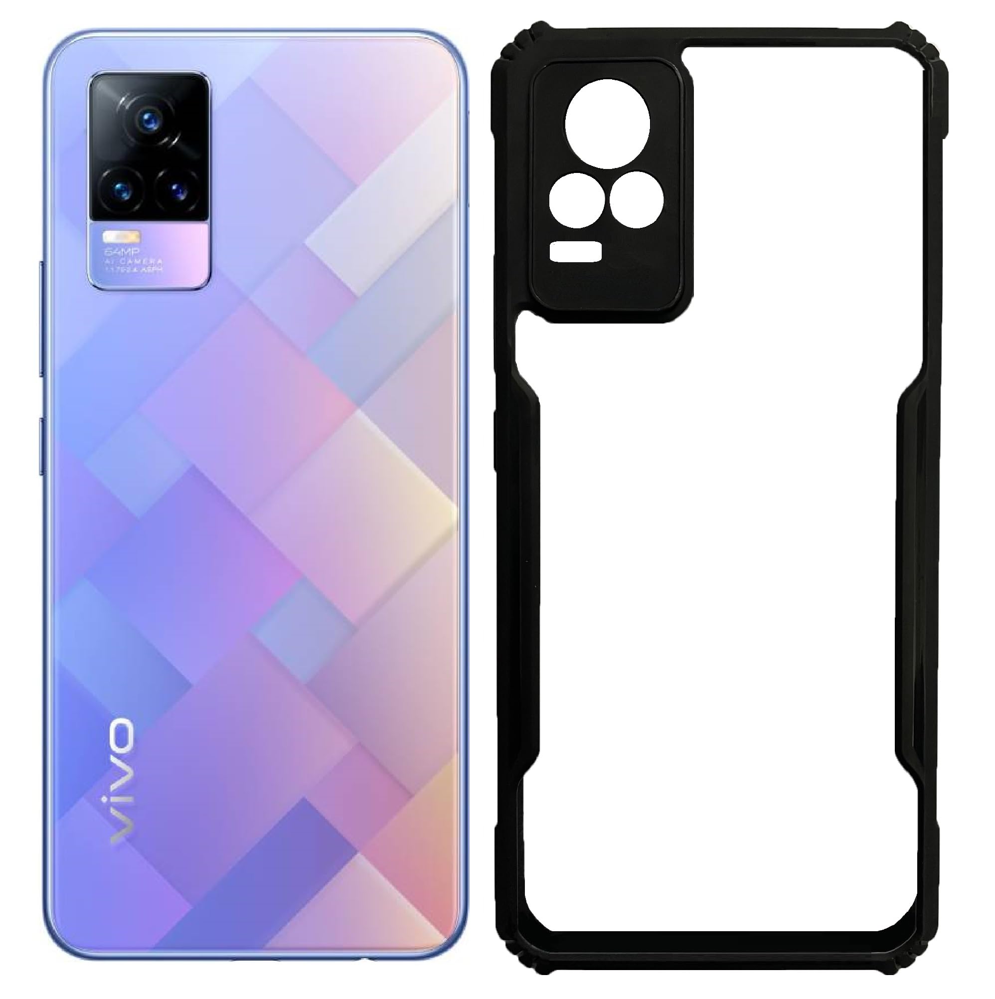 Carrywrap Plastic Transparent Hard Back Cover Case For Vivo Y73 (B0CCVWR964) Amazon Price History, Amazon Price Tracker