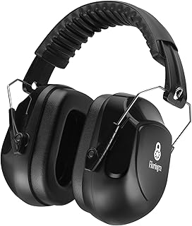 Noise Cancelling Ear Muffs, Ear Protection Noise Cancelling Headphones for Adults/Kids, Foldable Shooting Earmuffs with Adjustable Headband, Coquille Antibruit Pour Adulte for Noise Reduction/Mowing