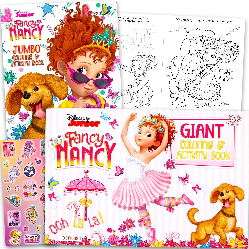 絵本セット8188 Fancy Nancy Amazon.com: Disney Fancy Nancy Coloring Book Bundle - 2 Fancy