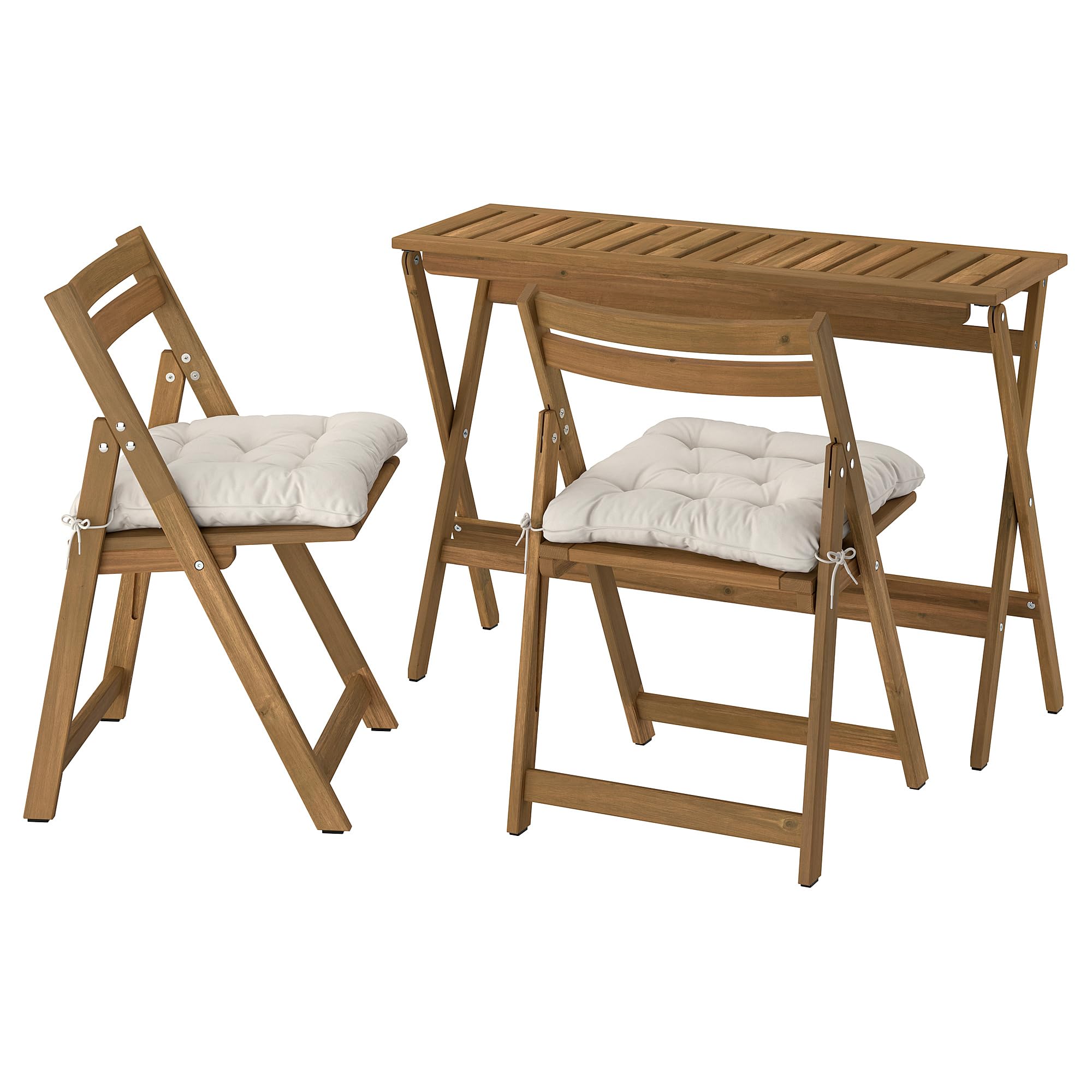 Table et chaises pliantes NÄMMARÖ pour vos déjeuners ensoleillés sur le balcon