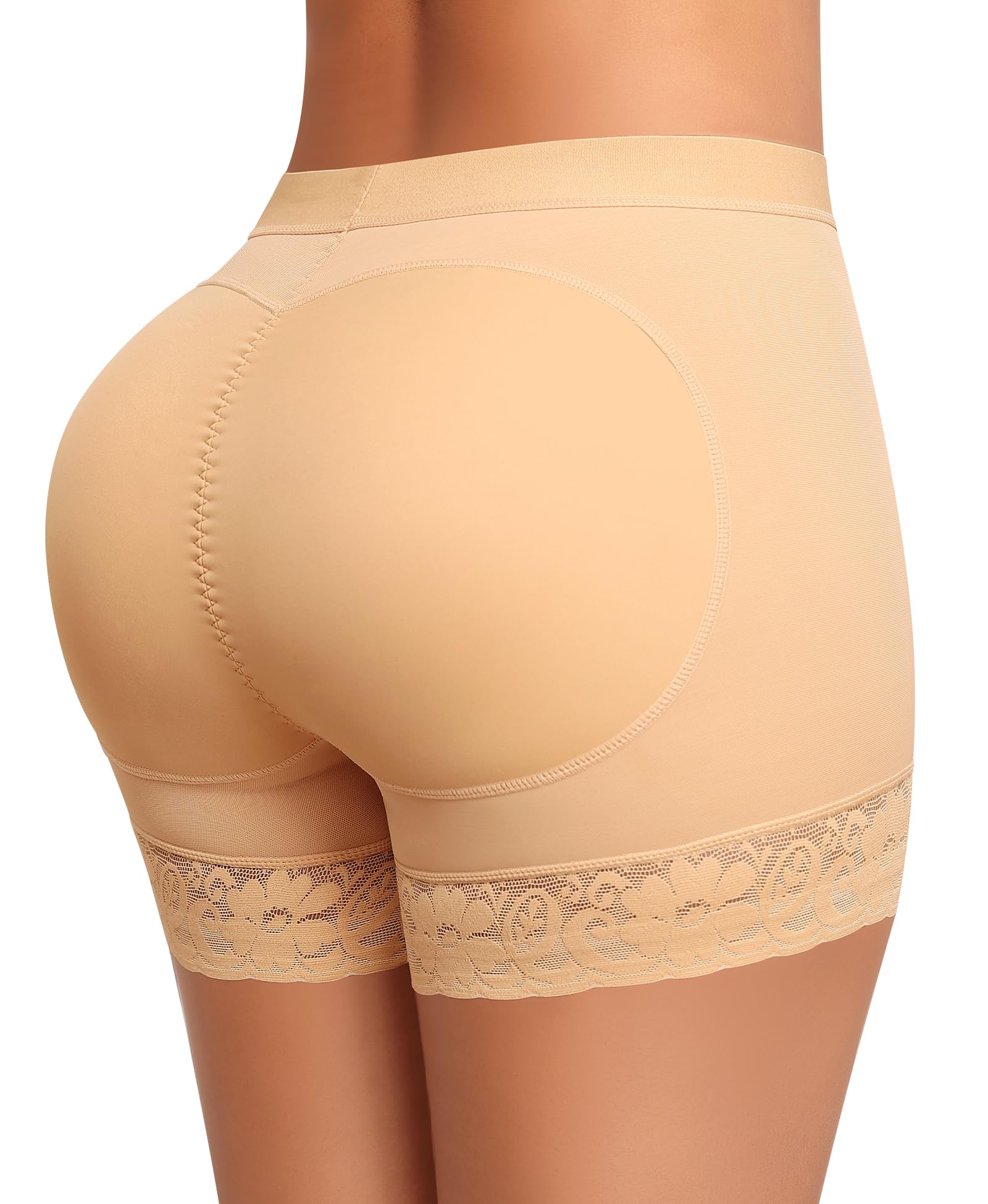 DERCA Butt Enhancer Hip Pads Lace Padded Boyshorts