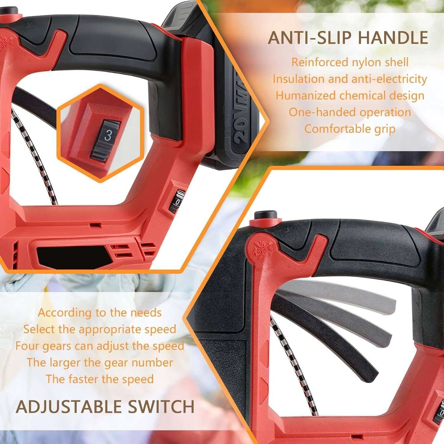 Smielatore Elettrico Senza Fili, Smielatore, Scuotitore per Telaini da 150 W, 2700 Giri/Min, Motore Brushless Ricaricabile, 1/2 Batterie Opzionali, per Apicoltura 2*Battery-Red