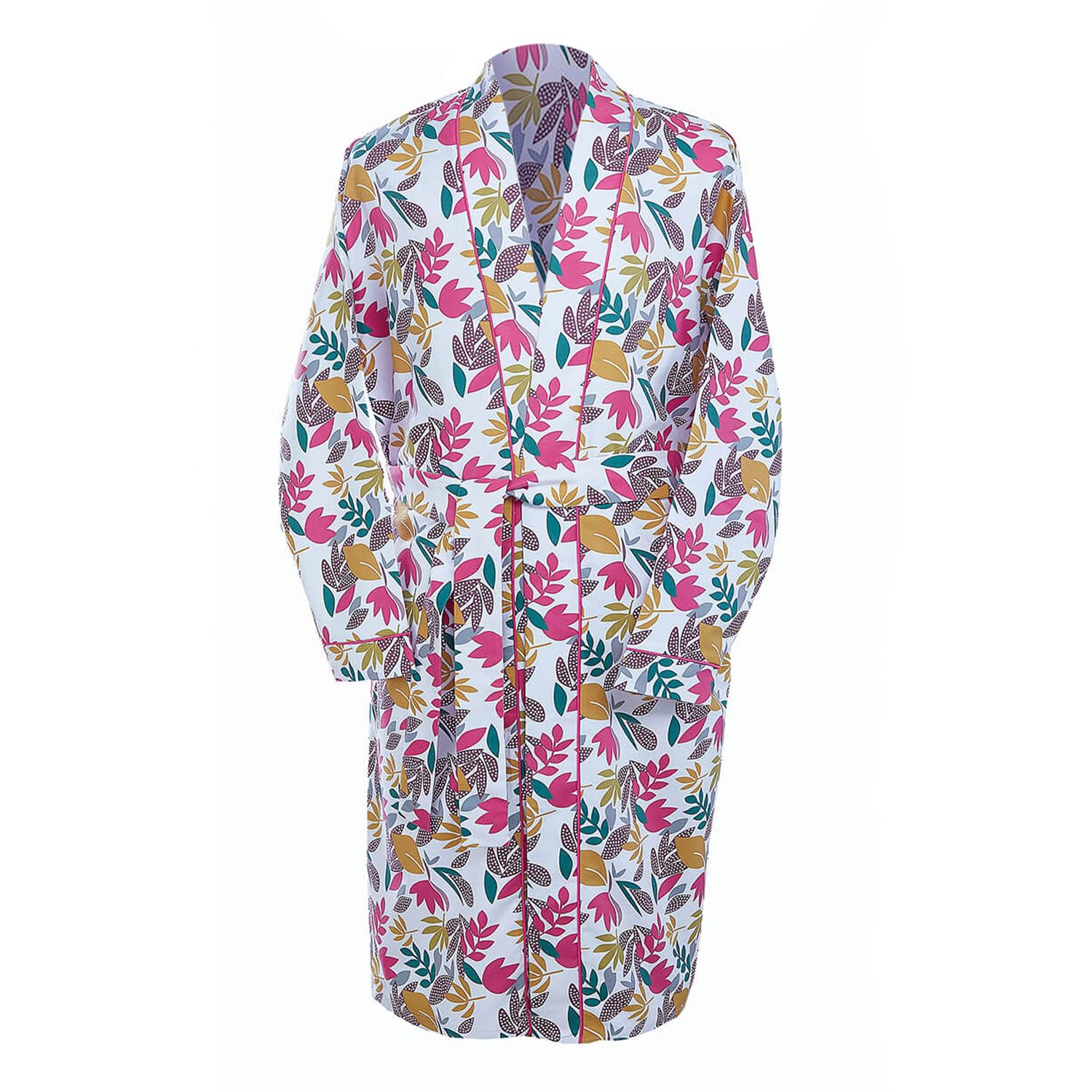 Coopers of Stortford Quick-drying Microfibre Dressing Gown - Floral (UK, Numeric, 8, 10, Regular, Regular, Floral)