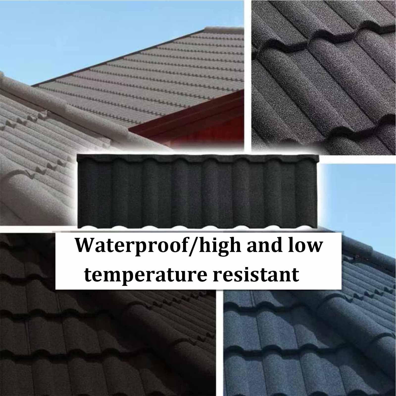 Tejas de metal para techos, tejas grandes corrugadas, 52.7 x 16.5 pulgadas, acero galvanizado, cubierta superior impermeable y resistente para pérgola, garajes, cobertizos