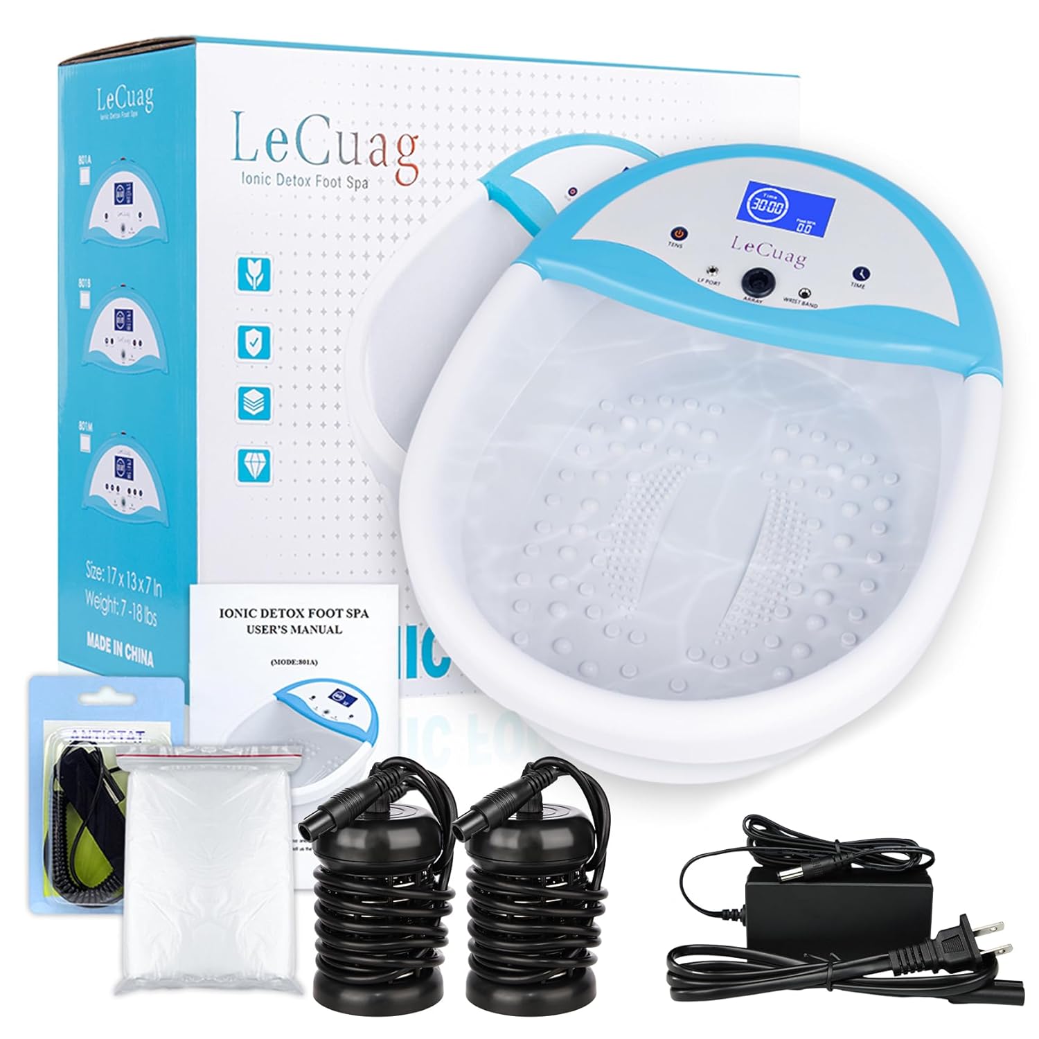 LeCuag 2023 Ionic Foot Bath Detox Machine, Detox Ionic Foot
