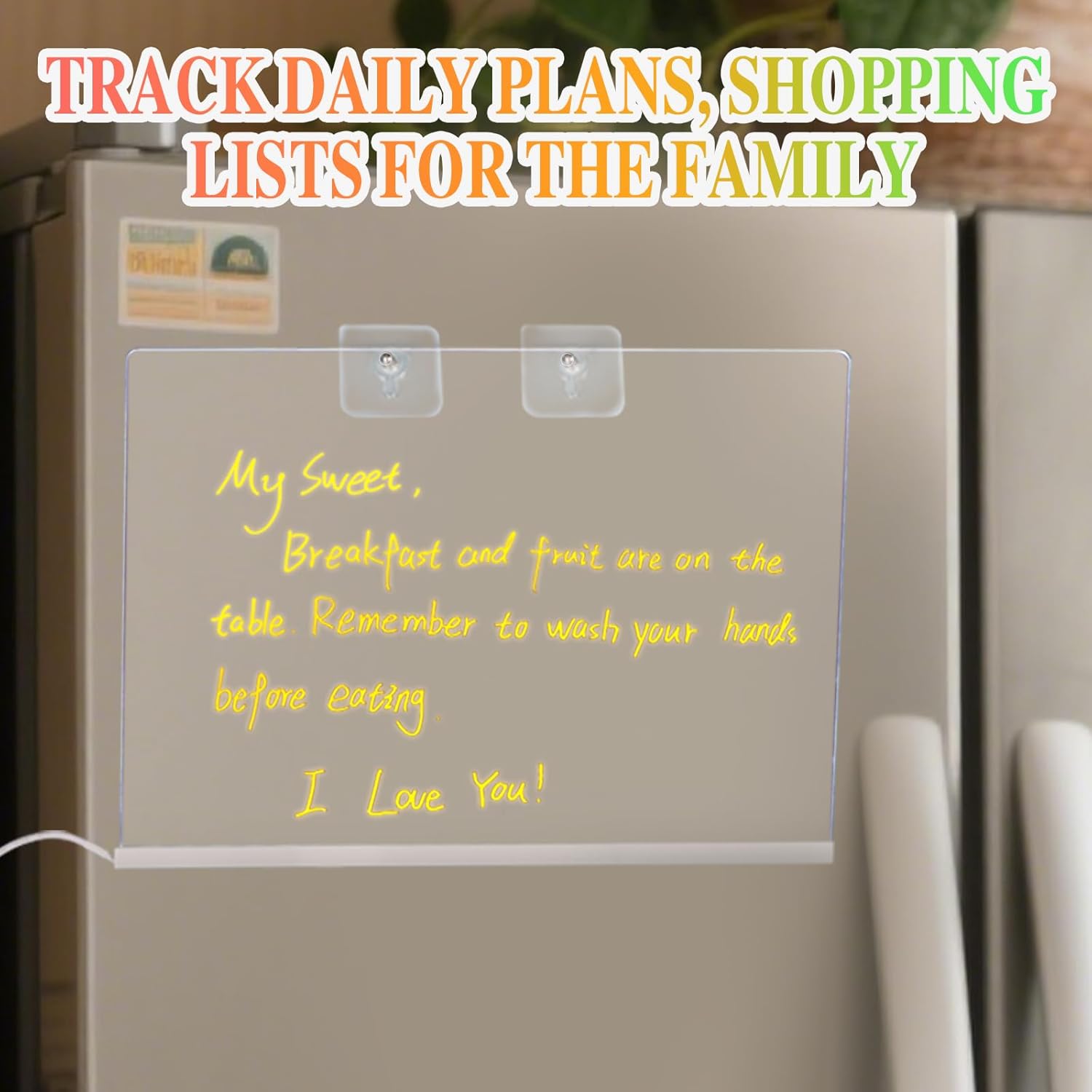 Lumiboard Led Drawing Board, Rechargeable Lumi Board Led Drawing Tablet 13.8"X10", LEDs Drawing Board 4 Modes & 7 Colors, Light Up Drawing Boards