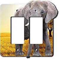 Vista 12 de Cubierta eléctrica acrílica decorativa de elefante - Salida única