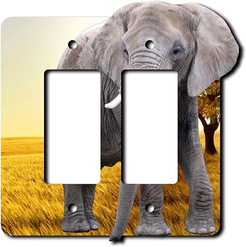 Miniatura 12 de Cubierta eléctrica acrílica decorativa de elefante - Salida única