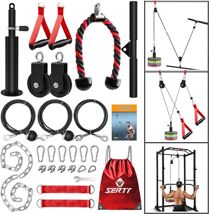 Equipment Weight Cable Pulley System