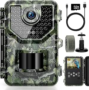 Fototrappola WiFi 4K 48MP Usogood - Con Infrarossi Notturni, Impermeabile IP66, Per Caccia E Videosorveglianza - Foto 11