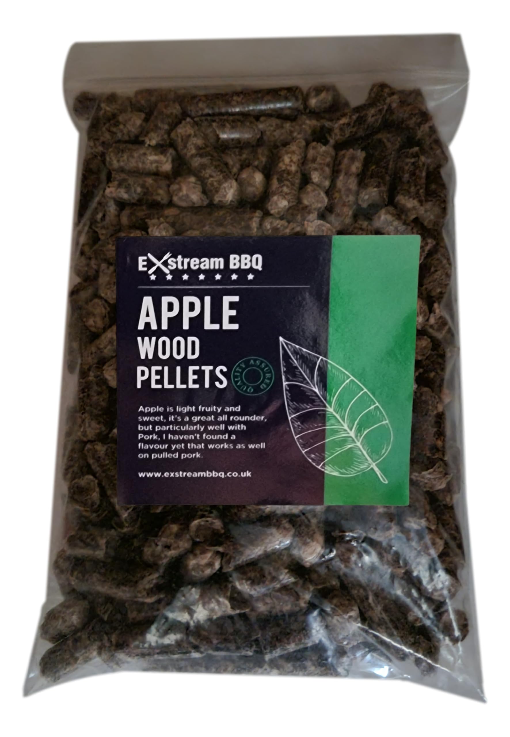 Exstream BBQ 150g Pellet Variety Pack For Use With Ninja Electric Smokers - Resealable Bags (Apple)