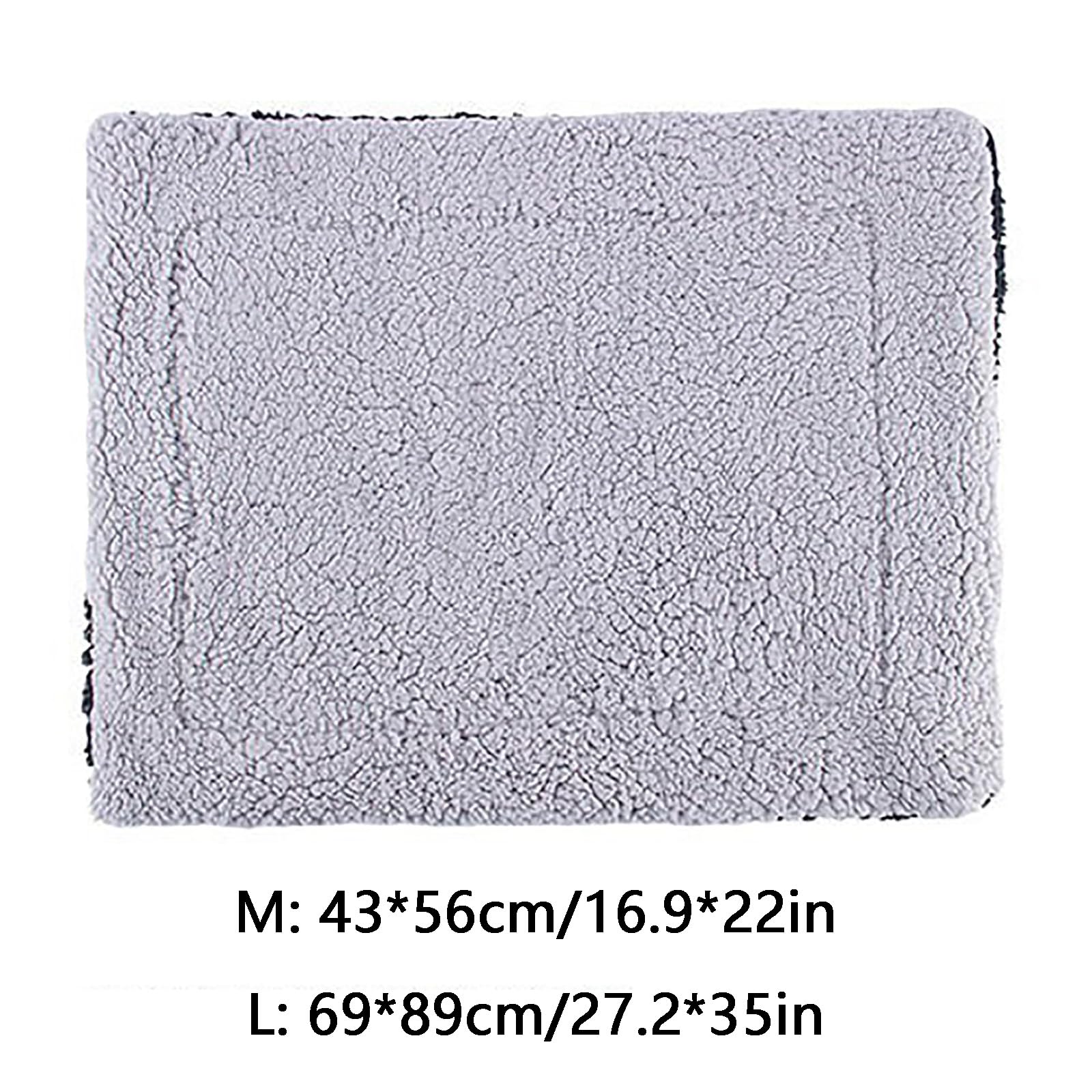Cuccia for gatti autoriscaldante, uso fronte-retro(Gray,Medium)