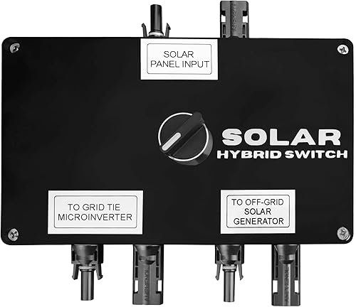 Miniatura 1 de Interruptor híbrido solar - Interruptor de red de encendido y apagado para cualquier panel solar, fabricado en Estados Unidos por Gridless