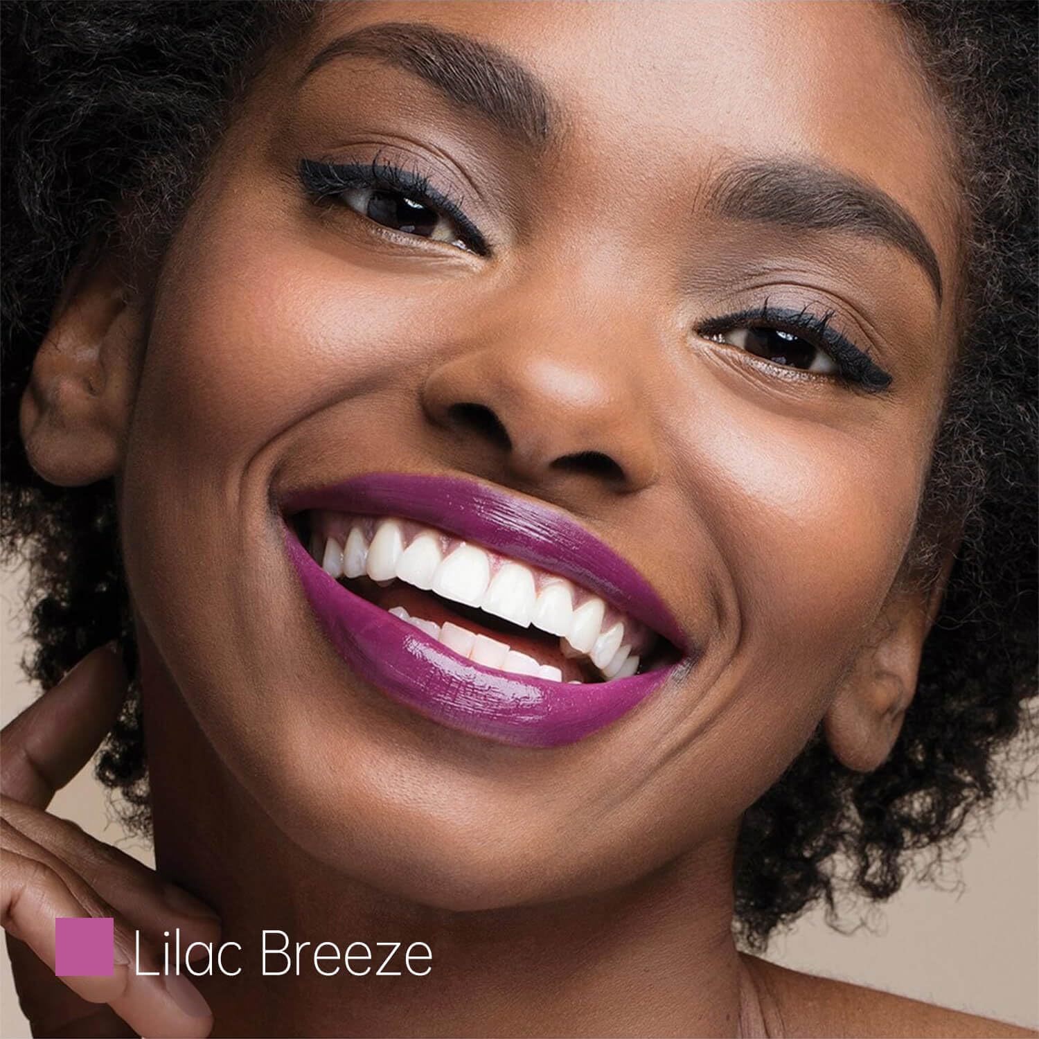 Purple Moisturizing Lipstick – Hydrating Long-Lasting Cream Lip Balm for Dry Lips, Soft Lilac Glossy Tint, Waterproof, All-Day Wear (Lilac Breeze) image 3 of 7 B0DSSTS6HP