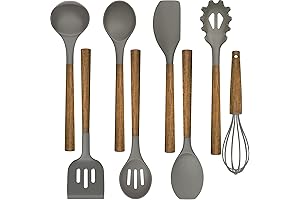 Umite Chef Silicone Utensils for Nonstick Pans: Premium 8-Piece Non-Scratch Kitchen Toolset