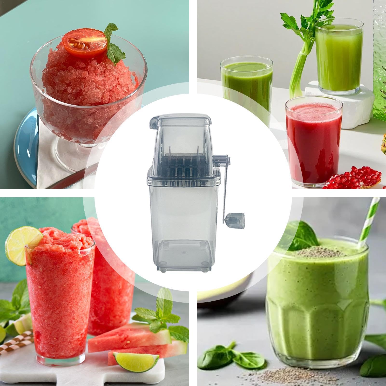 Amazon | アイスクラッシャー 砕氷機 かき氷機 手回しかき氷機 手動 
