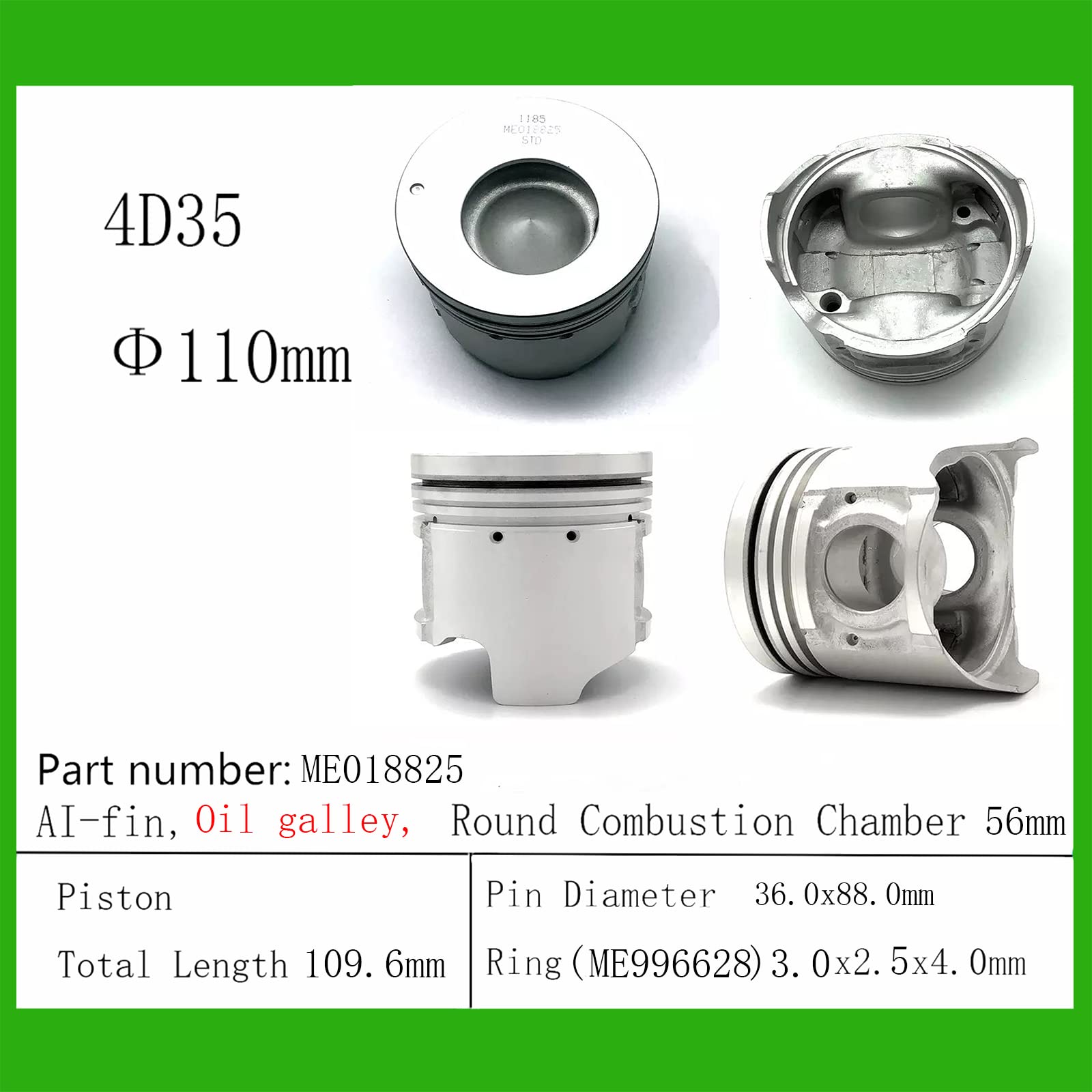 Amazon.com: WSbaodan Overhaul Rebuild Kit (Piston ME018825 W/Oil  