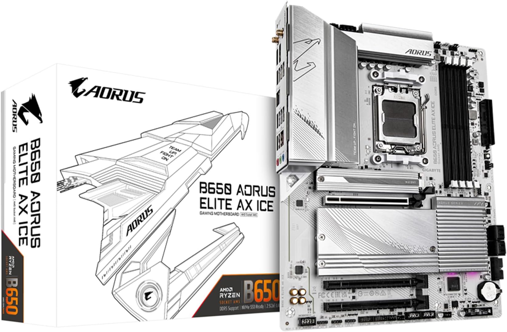 Gigabyte B650M A Elite AX ICE