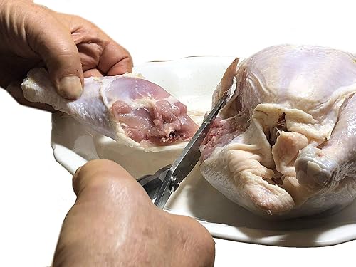 Miniatura 2 de Tijeras de cocina resistentes para aves, pollo, carne, huesos, herramienta de chef afilada para langosta