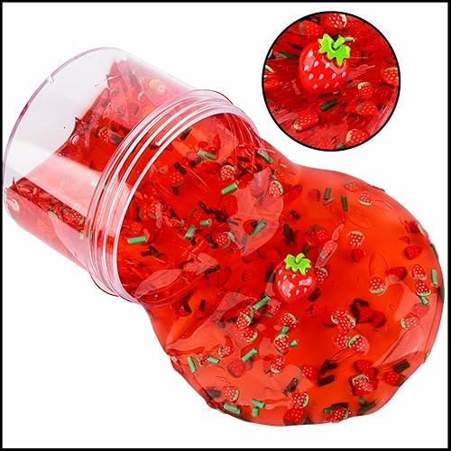 Miniatura 10 de Paquete de 2 unidades de slime de pegamento de cristal Boba Slime recuerdo de fiesta para chirldren y sus pequeños compañeros, slime crujiente de