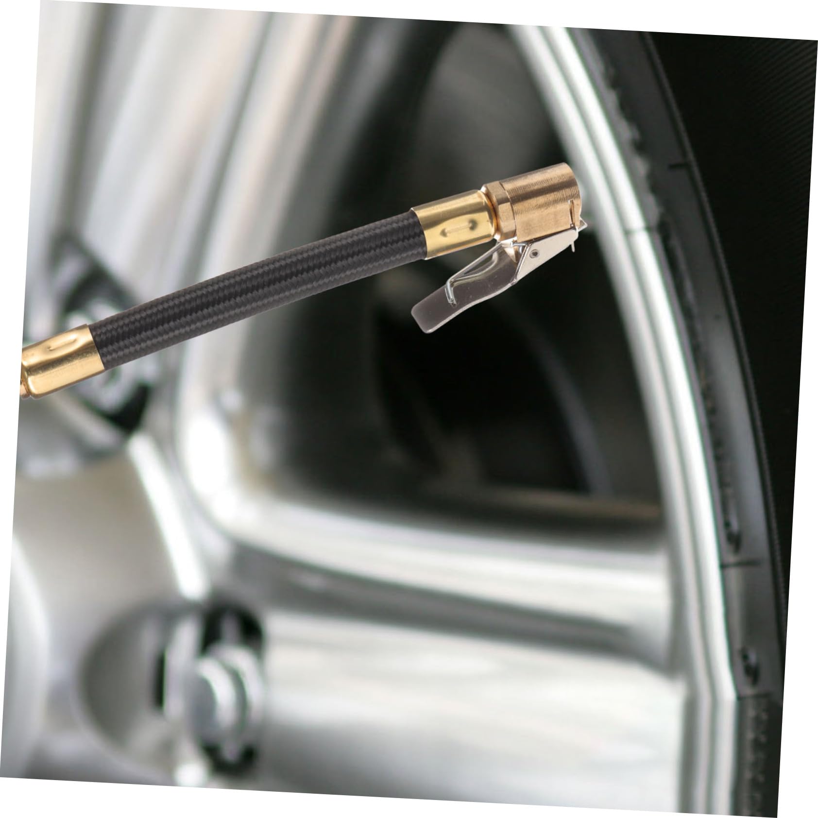 SOLUSTRE 5stücke Tire Inflator Extension Tube Langer Kupferadapter Für Luftkompressoren Für Schnelle Reifenbefüllung Und Erreichbare Und Tragbar