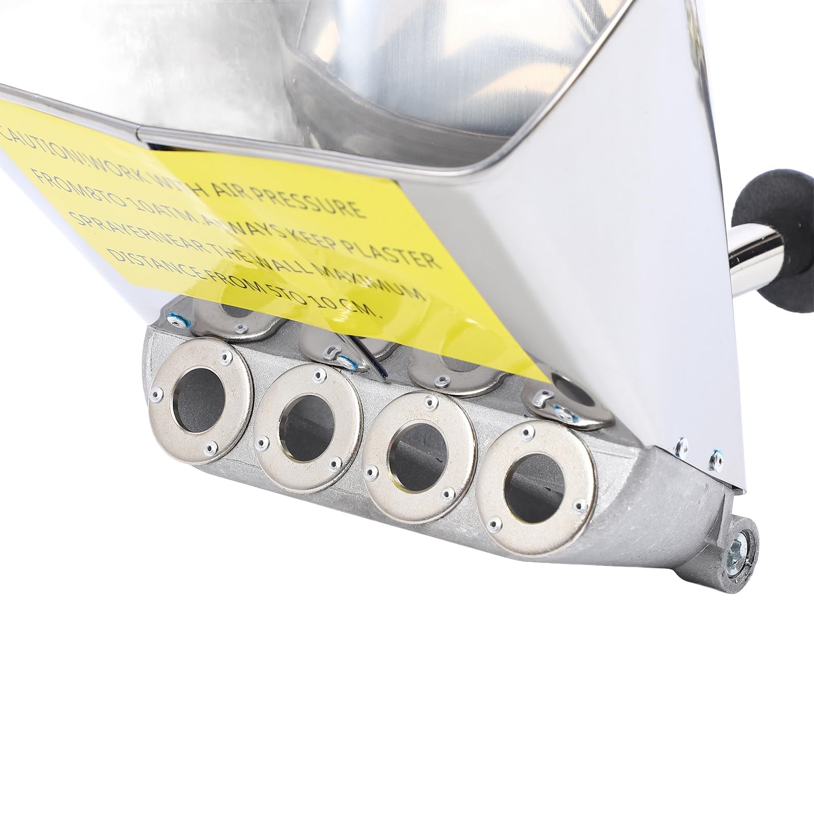 Pulverizador de Mortero, Pared Resistente Portátil para Interior Neumático y Pala de Estuco de Cemento, Pintura Exterior, 4 Piezas G1 4, Máquina de Pulverización, Pistola de