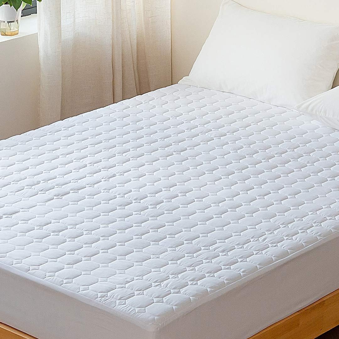 Good Nite Quilted Mattress Protectors Super King Extra Deep Ultra Soft Breathable Fitted Bed Cover with Elasticated Skirt (Super King)