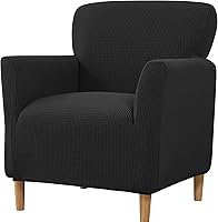 Vista 26 de XMAYODS Funda para silla de club, funda para silla de bañera, fundas suaves y redondas para silla de sofá, fundas de sofá con parte inferior #16