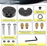 Vista 7 de Diesel Fuel Tank Sump Kit Dual-Port Integrated Return Compatible with Airdog FASS Cummins Duramax Powerstroke