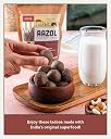 Aazol Ragi Millet Laddu - 600g (300g - Pack of 2) | Made with Desi Ghee & Jaggery | Rich in Protein, Iron & Calcium | Ready to Eat gallery image