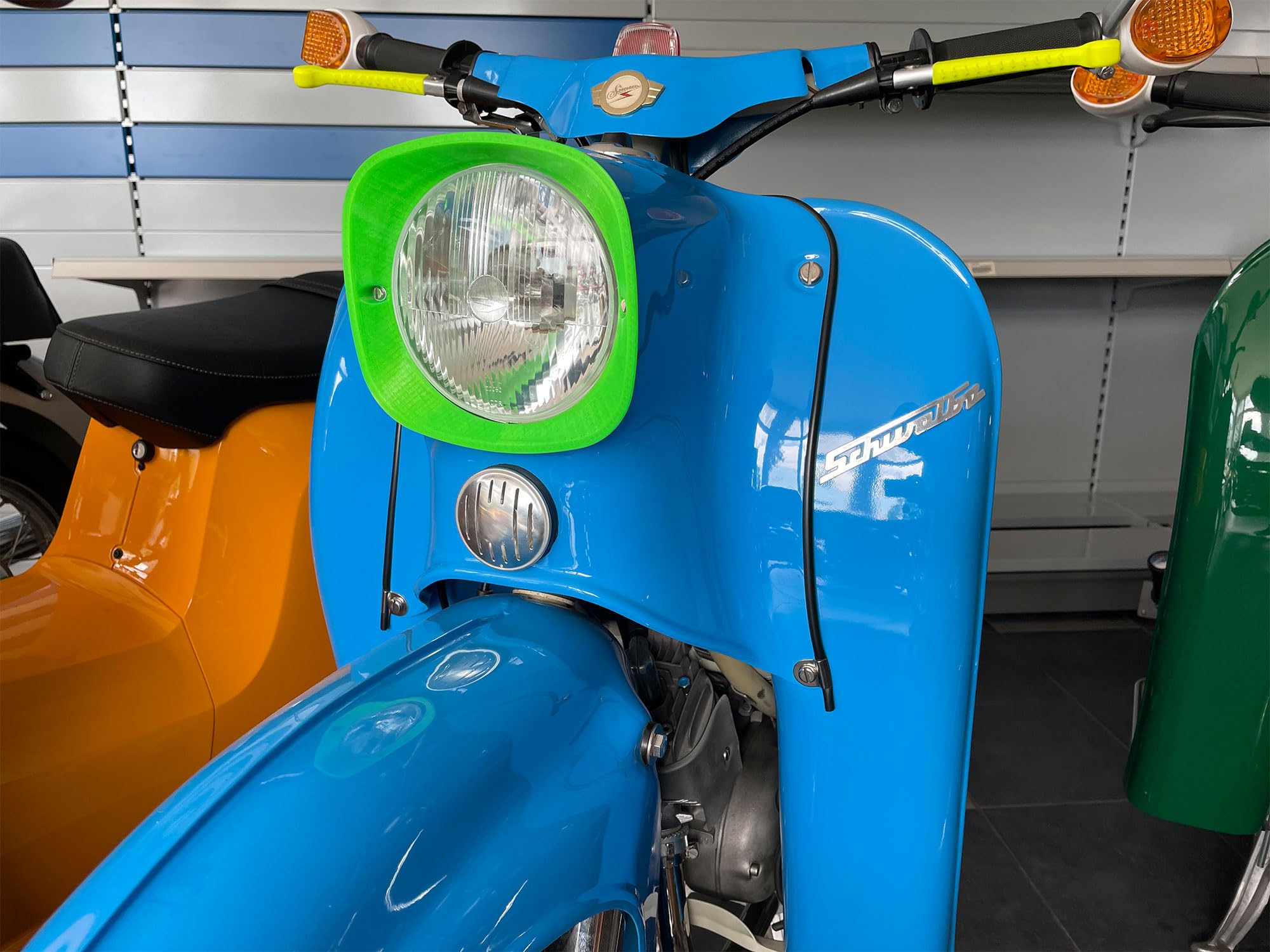 EAO Anello Faro Avorio Per Simson KR51 Schwalbe, SR4-2 Star, SR4-3 Sperling, SR4-4 Habicht, MZ ES125, ES150, IWL TR150 Troll