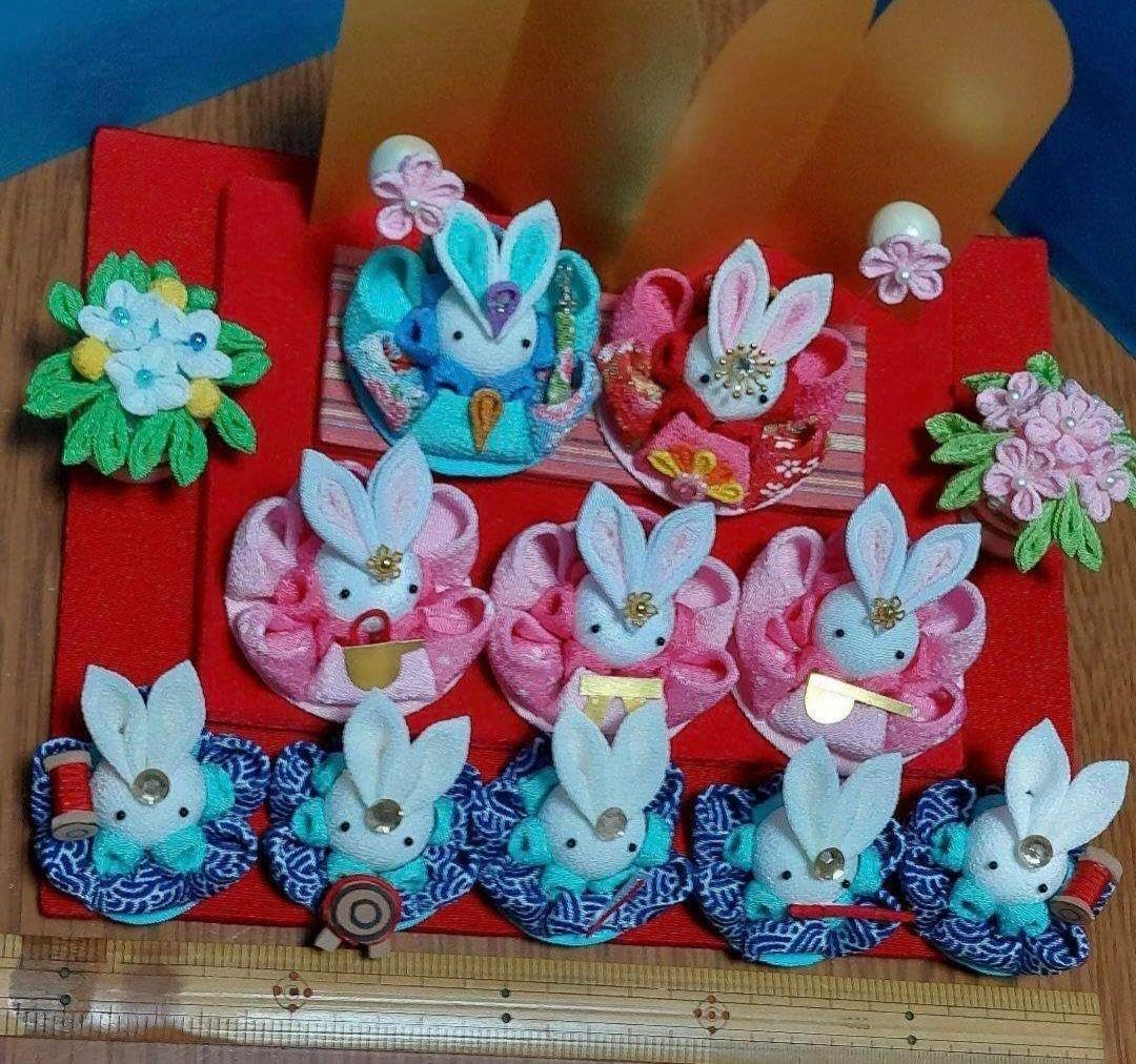 つまみ細工 雛人形三段飾り (1) つまみ細工 雛人形三段飾り (1) Amazon