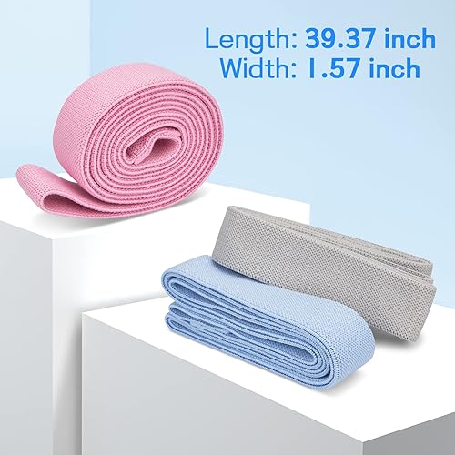 Miniatura 6 de TheFitLife Resistance Exercise Bands for Women - Fabric Pull Up Workout Bands for Booty, Hip, Glute, Leg, Thigh, Squat, Butt Lift Excersize and