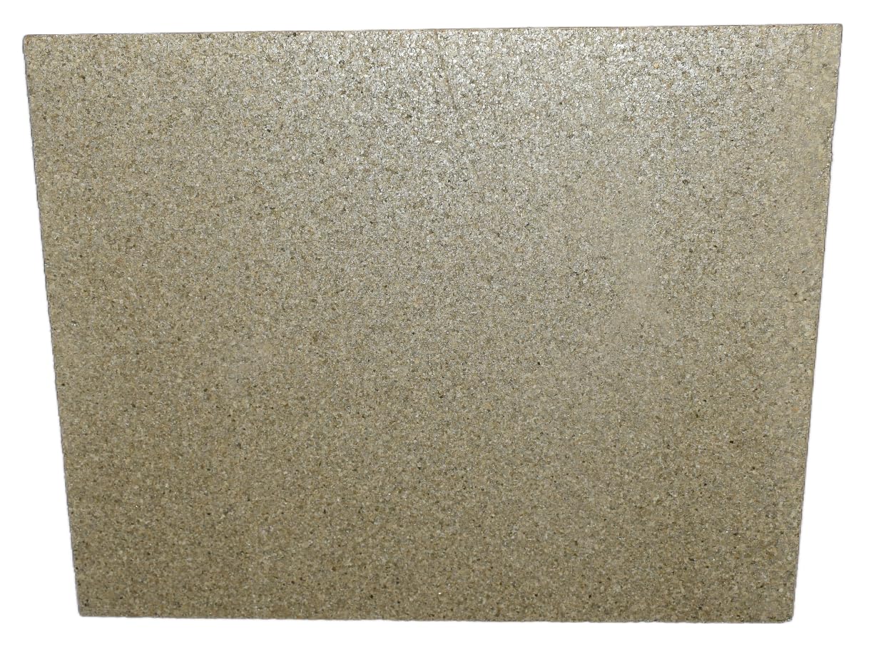 Coals 4 You - Mattoncini refrattari di ricambio grandi in vermiculite per stufe a legna e forno per pizza, 30,5 x 11,4 cm, mattoni, beige (mattone 30,5 x 11,4 x 25 mm)