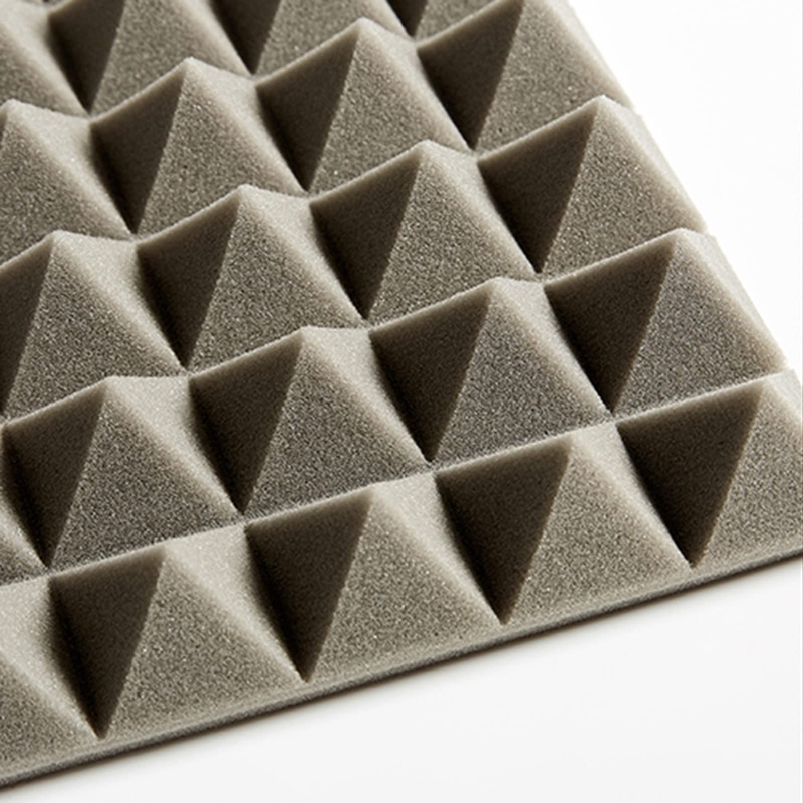12 stuks piramide akoestisch schuimpaneel, thuisstudio geluidsbehandeling accessoires schuim DIY geluiddichte schuimtegels, meerkleurig optioneel ( zwart 50x50x5cm 12 stuks piramide akoestisch schuimpaneel, thuisstudio geluidsbehandeling accessoires schuim DIY geluiddichte schuimtegels, meerkleurig optioneel ( zwart 50x50x5cm