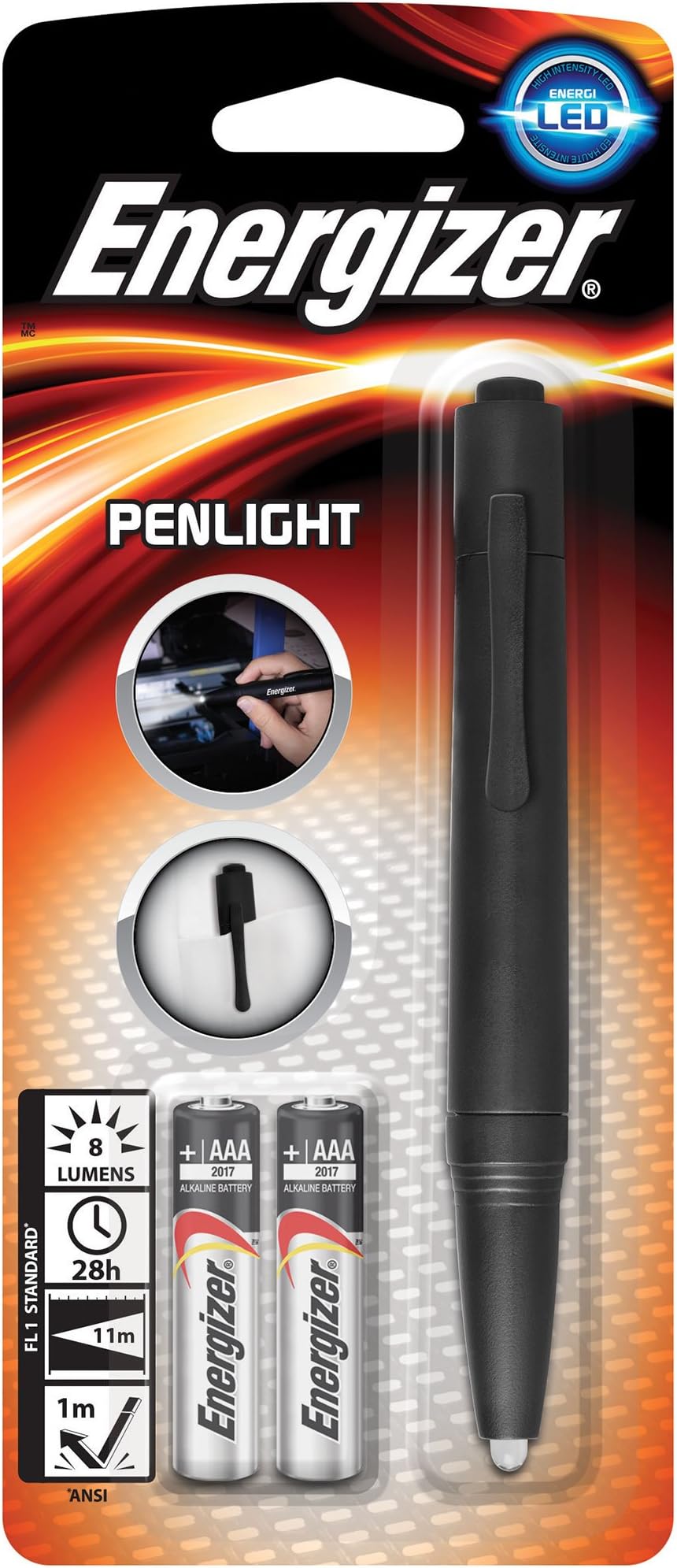 Energizer Penlight LED Pen with 2 Max AAA Batteries