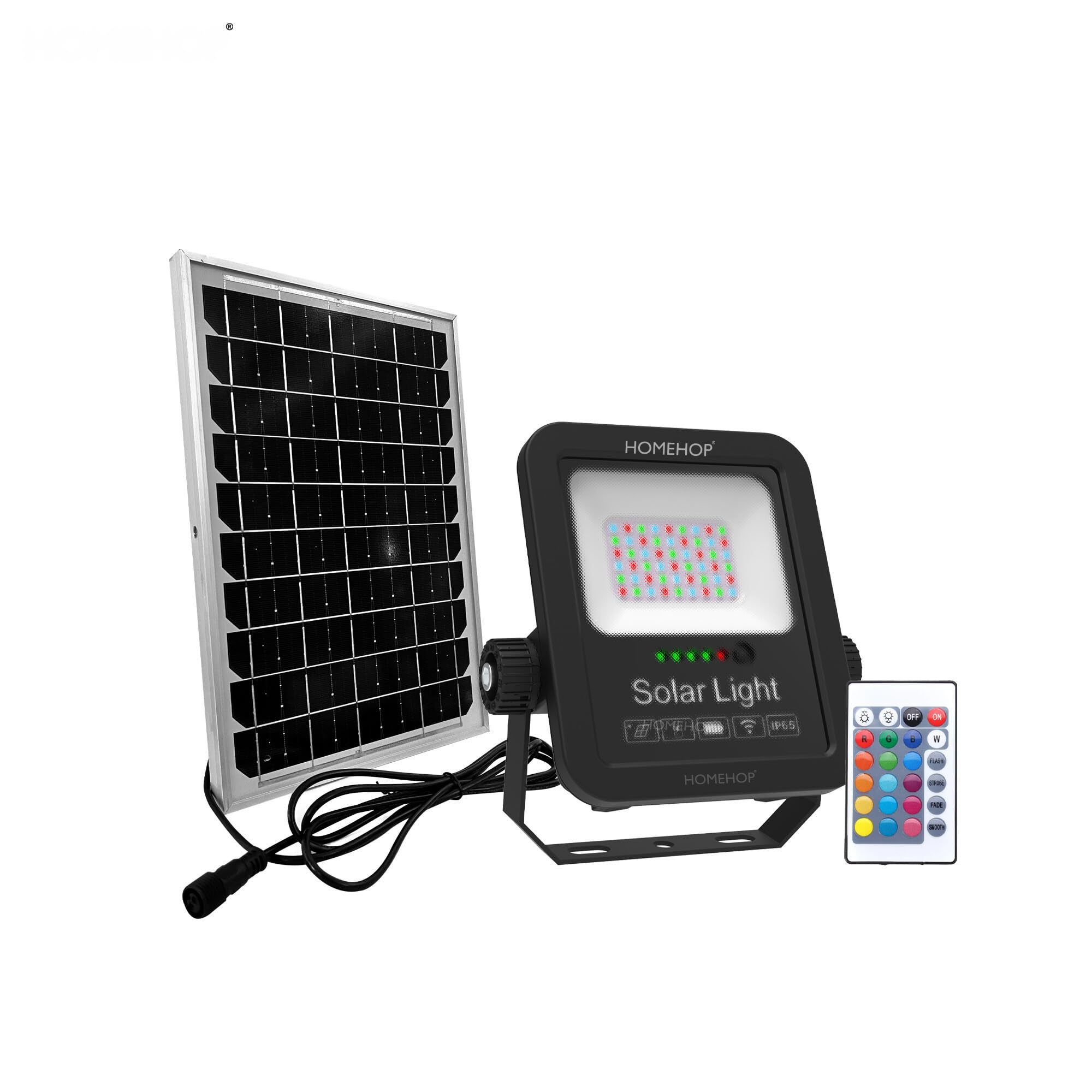 See full amazon price history chart for Homehop Solar Light Outdoor 40 watt LED Flood Wall Lamp Wireless Automatic with Remote Control for Home, Garden, Balcony, Pathway (3.2V/4000Mah RGB) Homehop Solar Light Outdoor 40 watt LED Flood Wall Lamp Wireless Automatic with Remote Control for Home, Garden, Balcony, Pathway (3.2V/4000Mah RGB) (B0DBHNNQ2P) Amazon Price History, Amazon Price Tracker