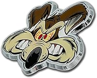 Vista 7 de Elektroplate Wile E. Coyote - Emblema de metal para automóviles, camiones y todos los automóviles, ajuste universal de 3.5 x 3.0 pulgadas