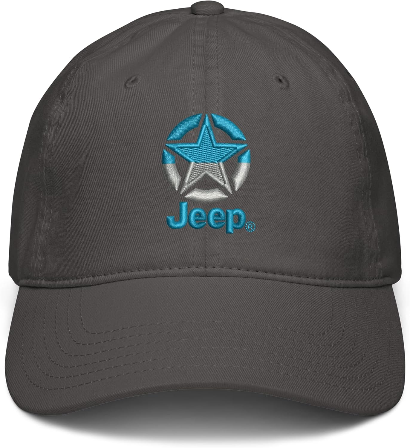 Jeep Icon Cap Adjustable Puff Embroidered Baseball Hat