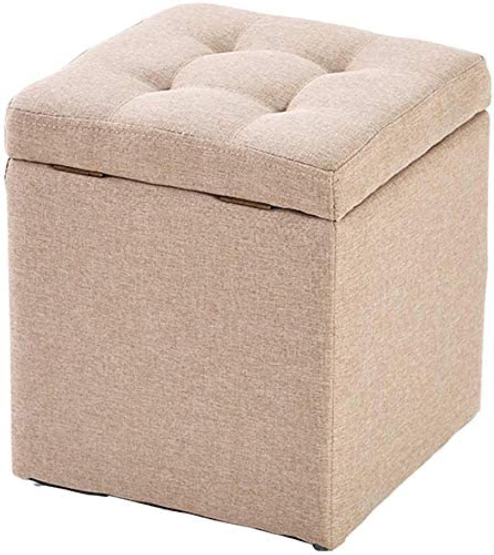 Siège de rangement chic et tabouret cube aux finitions soignées