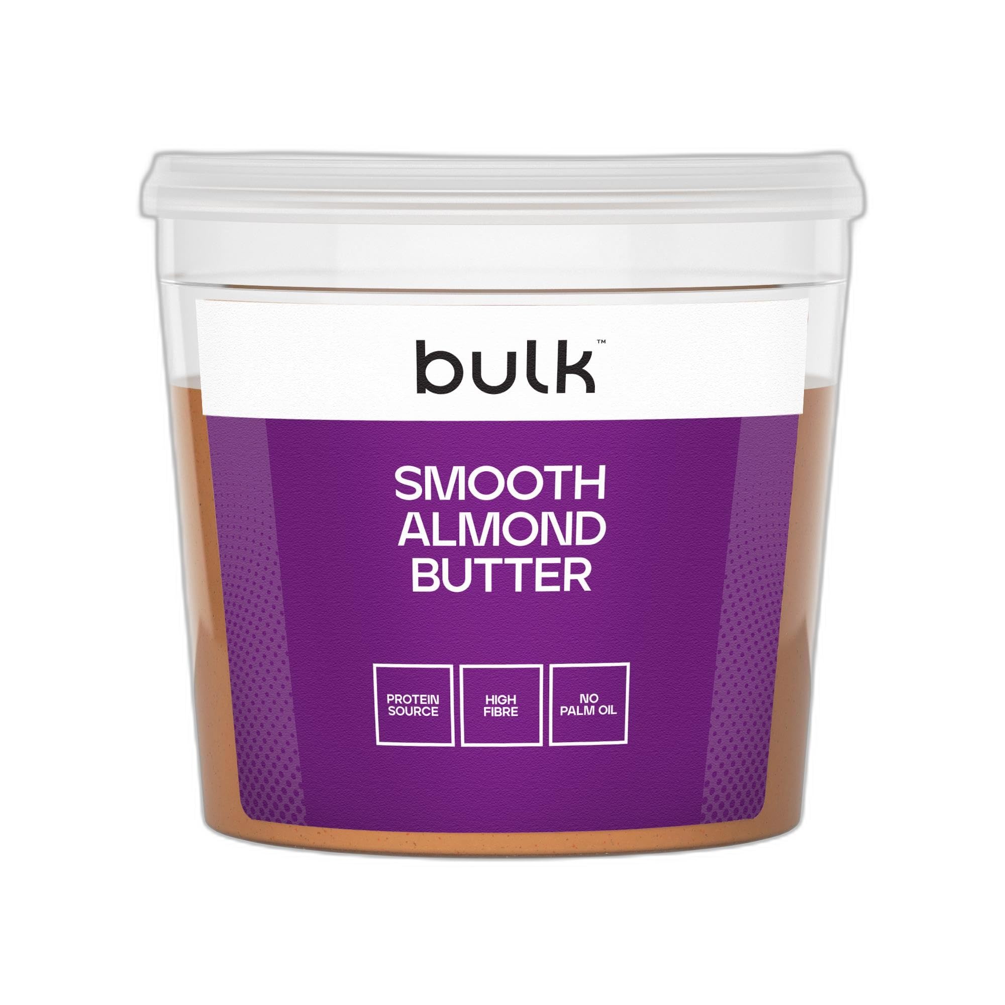 Bulk Natural Almond Butter Tub, Smooth, 1 kg